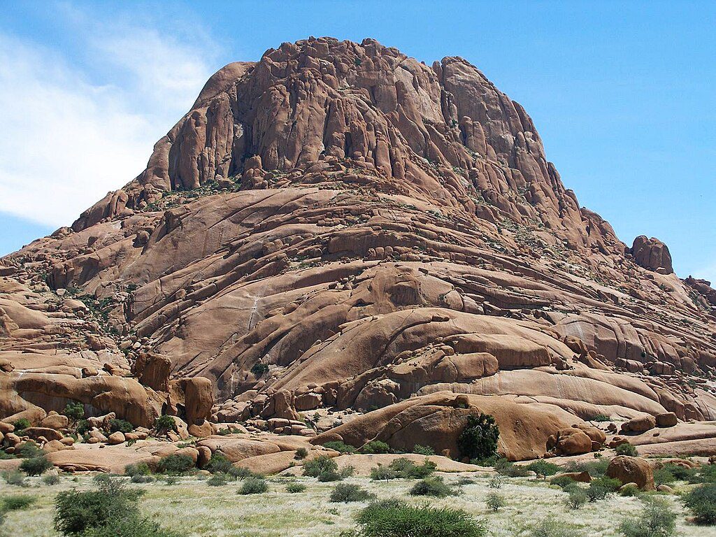 Damaraland, Namibia || Remote granite domes in a stark desert wilderness || https://www.thecrag.com/en/climbing/namibia/spitzkop