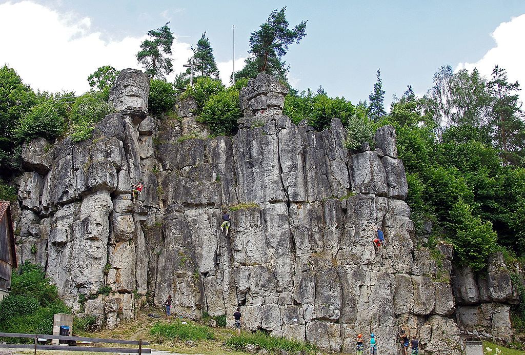 Frankenjura, Germany || Short powerful limestone testpieces in quiet forests || https://www.thecrag.com/en/climbing/germany/frankenjura